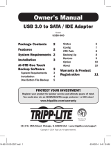 Tripp Lite USB 3.0 to SATA / IDE Adapter Owner's manual