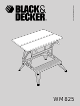 BLACK DECKER WM825 Owner's manual