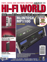 McIntosh MP1100 Owner's manual