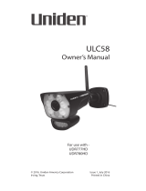 Uniden ULC58 Owner's manual