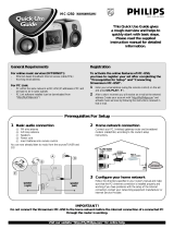 Philips MC-I250/22 Quick start guide