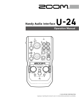 Zoom U-24 Operating instructions