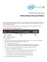 McAfee NS7100 Quick start guide