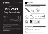 Yamaha RX-V471 Installation guide