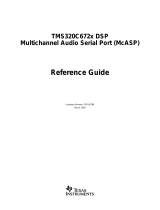 Texas Instruments TMS320C672x DSP Multichannel Audio Serial Port (McASP) (Rev. B) User guide