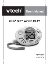 VTech Quiz Biz ^aEUR" Word Play User manual