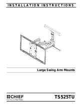 Chief TS525TU Installation Instructions Manual