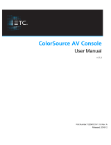 ETC ColorSource 40 User manual