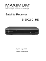 Maximum S-6002 CI HD User manual