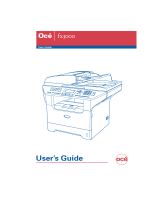 Oce FX3000 SERIES User manual