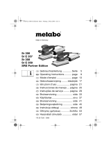 Metabo SR E 357 Operating instructions