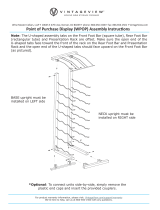 Vintage View Point of Purchase Display Rack Installation guide