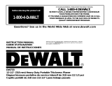 DeWalt DW733 User manual