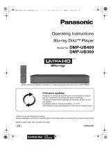 Panasonic DMPUB400EB Operating instructions