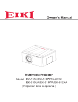 Eiki EK-611W User manual