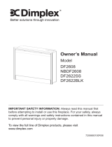 Dimplex DF2622SS Owner's manual