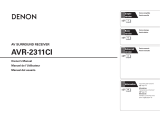 Denon AVR-2311CI Owner's manual