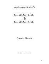 Aguilar AG 500SC-112C Owner's manual
