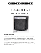 Genz Benz NEOX400-112T Owner's manual