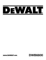 DeWalt DWB6800 User manual