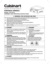 Cuisinart CGG-501G User manual