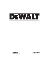 DeWalt D51180 Owner's manual