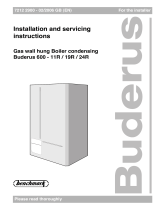 Buderus 600 - 19R Installation And Servicing Instructions