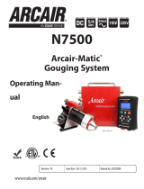 ESAB N7500 Gouging System User manual