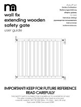 mothercare Wall Fix Extending Wooden Safety Gate User guide