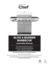 Master Chef Elite 4-Burner Assembly Manual