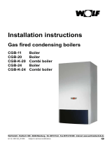 Wolf CGB-11 Installation Instructions Manual