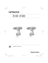 Hitachi DS 14DJL Handling Instructions Manual
