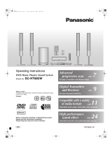 Panasonic SCHT885W Operating instructions