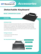 DT Research Detachable Keyboard Basic Operation Guide