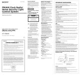 Sony ICF-C900HS Operating instructions