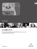 Behringer X V-AMP User manual