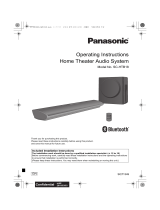 Panasonic SC-HTB18GN-K User manual