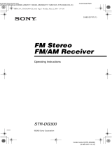 Sony STR-DG300 User manual