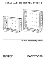 Chief PAC526FBP2 Installation guide