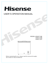 Hisense Chest Freezer HR6CF146, HR6CF206, HR6CF307 User manual