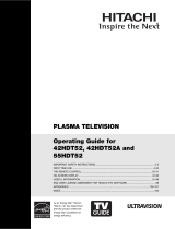 Hitachi 55HDT52 - 55" Plasma TV User manual