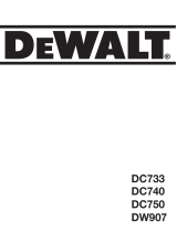 DeWalt DC733C User manual