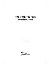 Texas Instruments TMS470R1x F05 Flash (Rev. B) User guide