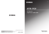 Yamaha HTR-5920 User manual