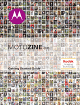 Motorola MOTOZINE 68004018058 Getting Started Manual