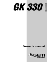 Generalmusic GeneralMusic GK 350 Owner's manual