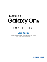 Samsung GALAXY ON5 User manual
