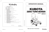 Kubota ZG222A-AU User manual