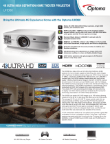 Optoma UHD60 Specification