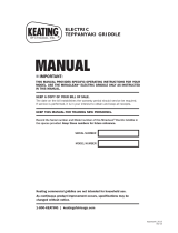 Keating Teppanyaki Griddle Owner's manual